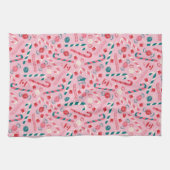 Elf Holiday Snoep Pattern Theedoek (Horizontaal)