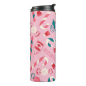 Elf Holiday Snoep Pattern Thermosbeker (Gedraaid links)