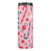 Elf Holiday Snoep Pattern Thermosbeker (Achterkant)