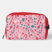 Elf Holiday Snoep Pattern Toilettasje (Achterkant)