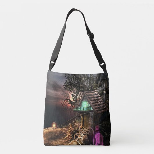 Elf House Crossbody Tas (Achterkant)