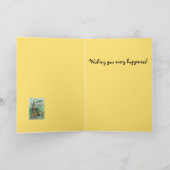 "Elf House" Happy New Home Wenskaart Kaart (Binnen)