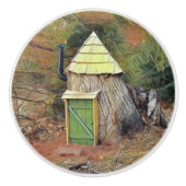 Elf House Keramische Knop (Voorkant)