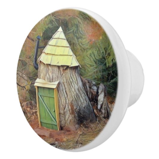 Elf House Keramische Knop (Rechts)