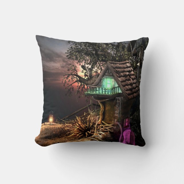 Elf House Kussen (Voorkant)