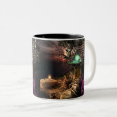 Elf House Tweekleurige Koffiemok (Voorkant rechts)