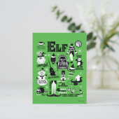 Elf Icons & Movie Quotes Briefkaart (Staand voorkant)