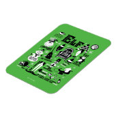 Elf Icons & Movie Quotes Magneet (Linkerzijde)