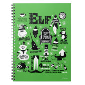 Elf Icons & Movie Quotes Notitieboek (Voorkant)