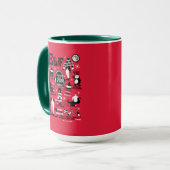 Elf-icoontjes en filmcitaten mok (Voorkant links)