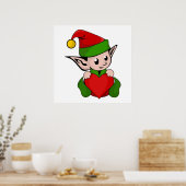 ELF "IK HOOR VAN CHRISTMAS" POSTER (Keuken)