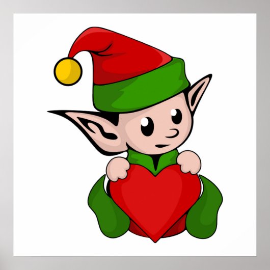 ELF "IK HOOR VAN CHRISTMAS" POSTER (Voorkant)