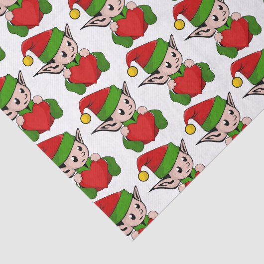 ELF "IK HOOR VAN CHRISTMAS" TISSUEPAPIER (Detail)