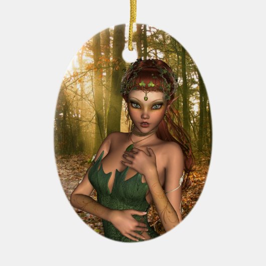Elf in Bossen Ornament (Voorkant)