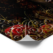 Elf in de Bossen Fantasy Artwork Poster (Hoek)