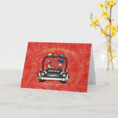 Elf in de Kerstkaart van de politie Kaart (Gele Bloem)