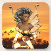 Elf in Dusk Drink Coasters Drankjes Onderzetter (Voorkant)