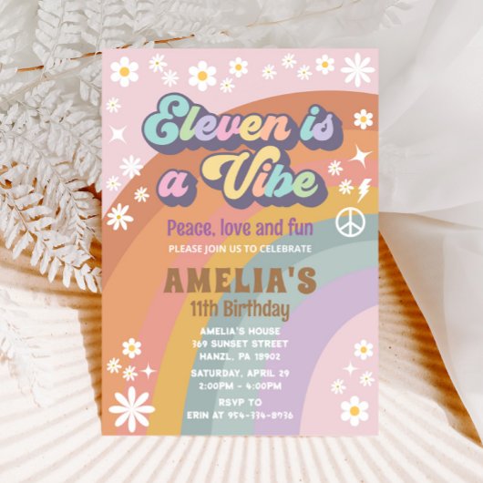 Elf is een vibe verjaardag uitnodiging