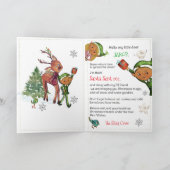 Elf is terug! Persoonlijke hallo van je Elf Feestdagen Kaart (Binnen)