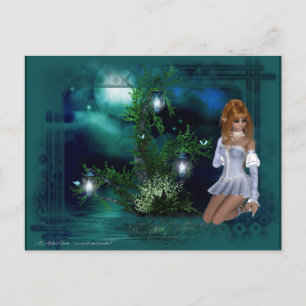 Elf Island Fantasy Design Briefkaart