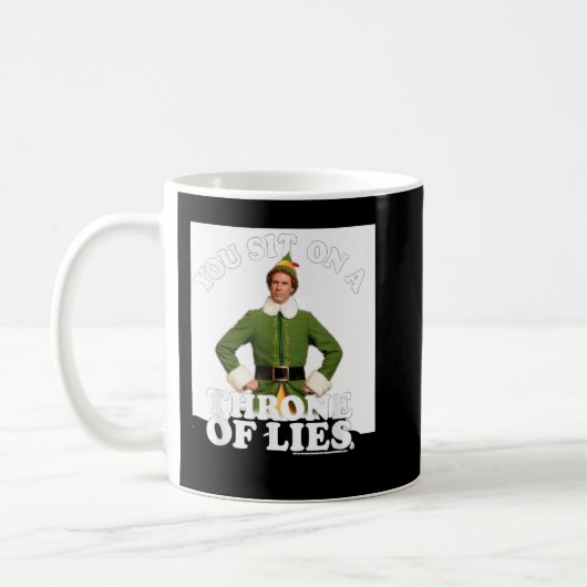 Elf je zit op een troon van de Lies Koffiemok (Links)