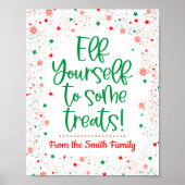 Elf jezelf naar een aantal traktaties teken poster (Voorkant)