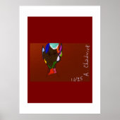Elf Kaart Kunst Poster (Voorkant)
