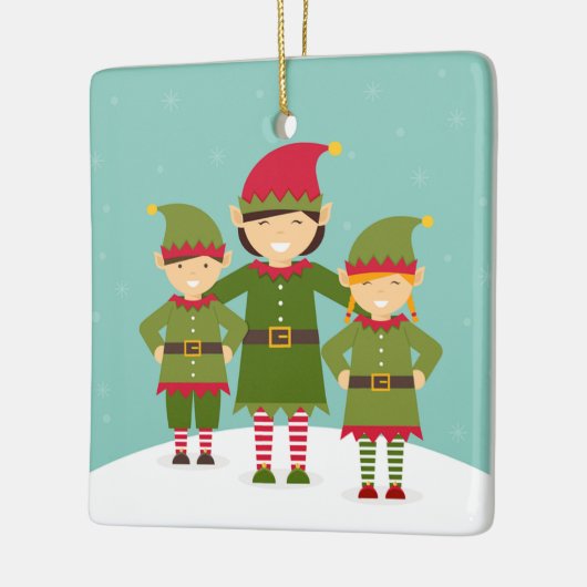 Elf Keramisch Ornament (Links)