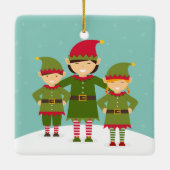 Elf Keramisch Ornament (Achterkant)