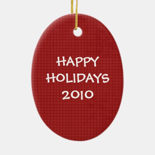 Elf Keramische kerstversiering Keramisch Ornament (Achterkant)