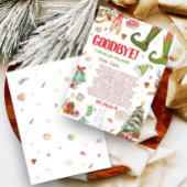 Elf Kerst Afscheid Briefkaart