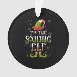 Elf-kerstcadeautjes in de winkel ornament