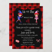 Elf kerstfeestdagen Gendergelijkheid onthullen Buf Kaart (Voorkant / Achterkant)