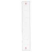 Elf kerstfeestdagen glimlachende Cartoon met een f Lange Tafelloper (Voorkant)