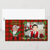 Elf Kerstkaart (Voorkant / Achterkant)