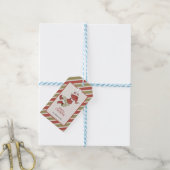 Elf Kerstmis Cadeaulabel (Met Touw)