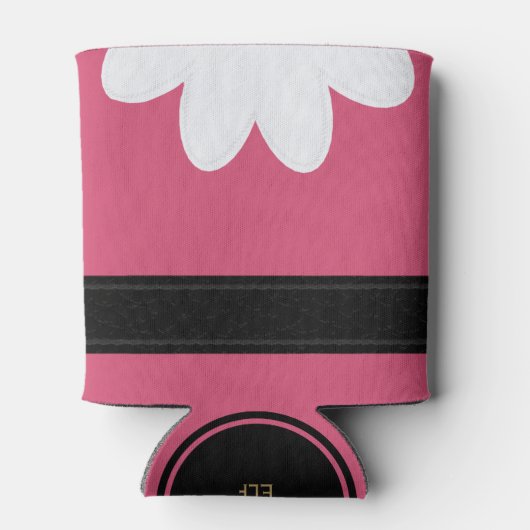 Elf Kerstmis in juli Pink Koelbox Blikjeskoeler (Achterkant)