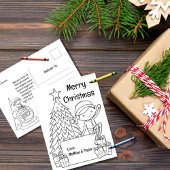 Elf Kerstmis Kleuren Feestdagenkaart