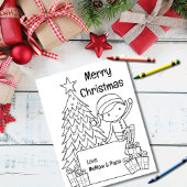 Elf Kerstmis Kleuren Feestdagenkaart