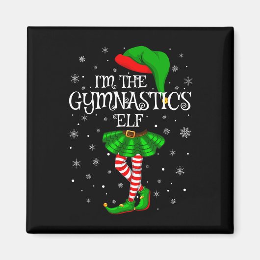 Elf Kerstmis Matching Familie Vrouwen Meisjes Elf Magneet (Voorkant)