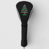 Elf Kerstmis Pajama de beste manier om Christus te Golfheadcover (Voorkant)