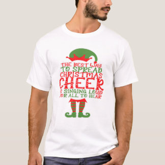 Elf Kerstmis T-shirt, de beste manier om Christma  T-shirt