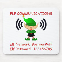 Elf Kerstmis - Wi-Fi Guest Computer Desk Room