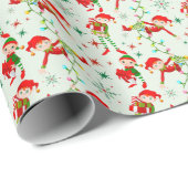 Elf kerstslingers creatieve cadeaus cadeaupapier (Rol Hoek)