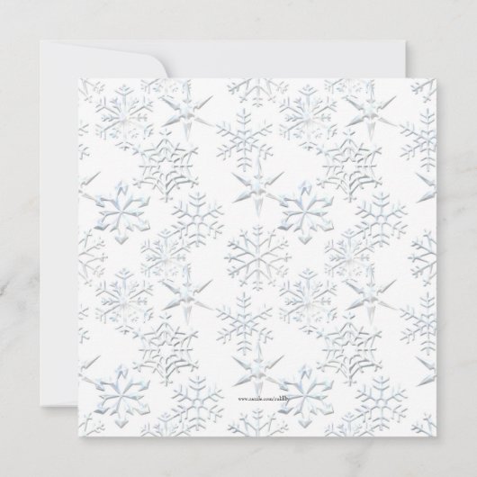 elf - kerstuitnodiging kaart (Achterkant)