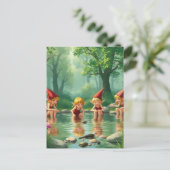 Elf kinderen briefkaart (Staand voorkant)