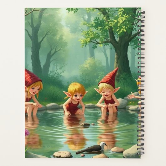 Elf kinderen kalender planner (Achterkant)