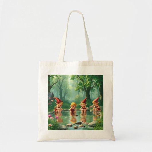 Elf kinderen tote bag (Voorkant)