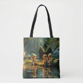 Elf kinderen tote bag (Voorkant)