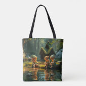 Elf kinderen tote bag (Achterkant)